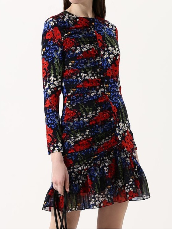 Mother Of Pearl | Silk Floral Mini Dress - Picture 2 of 8